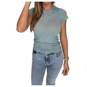 NEW LAMADE basic classic crew neck tee in citadel